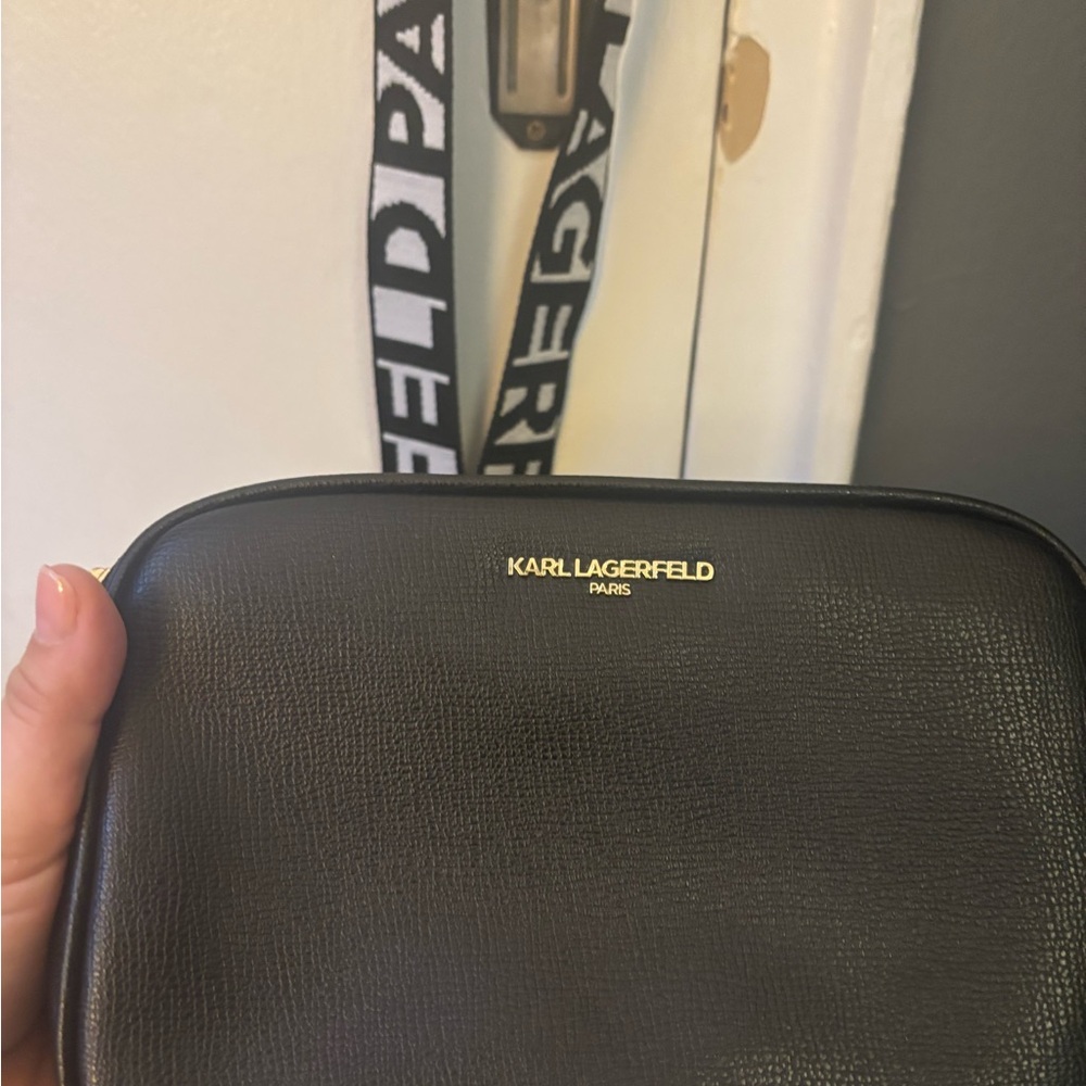 Karl Lagerfeld Black Crossbody Bag